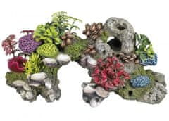 Nobby Dekorácia do akvária Korál s rastlinami 28cm