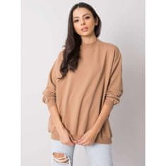 BASIC FEEL GOOD Dámska mikina TWIST hnedá RV-BL-5185.73P_358306 L-XL