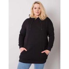 BASIC FEEL GOOD Dámska mikina plus size LUNA black RV-BL-6338.19X_362522 XL