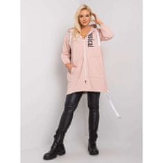 RELEVANCE Dámska mikina plus size STACY pink RV-BL-6793.12_377570 Univerzálne