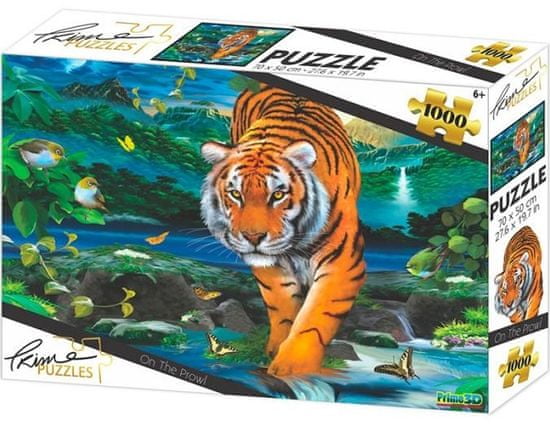 Prime 3D Puzzle Tiger na love 1000 dielikov