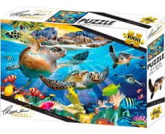 Prime 3D Puzzle Korytnačia pláž 1000 dielikov