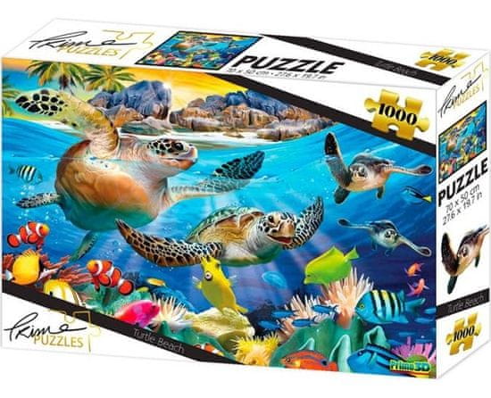 Prime 3D Puzzle Korytnačia pláž 1000 dielikov