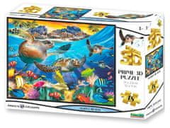 Prime 3D Puzzle Korytnačia pláž 3D 48 dielikov