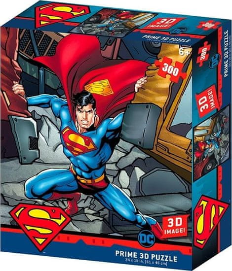 Prime 3D Puzzle Superman 3D 300 dielikov