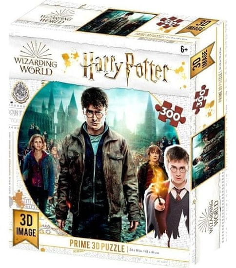 Prime 3D Puzzle Harry Potter: Harry, Herminona & Ron 3D XL 300 dielikov