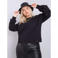 BASIC FEEL GOOD Dámska plus size mikina FLORENTIA čierna RV-BL-6317.94_363107 2XL