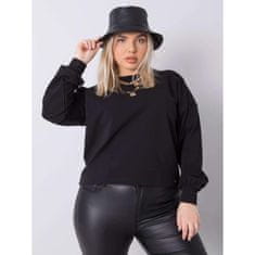 BASIC FEEL GOOD Dámska plus size mikina FLORENTIA čierna RV-BL-6317.94_363107 2XL