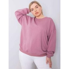 BASIC FEEL GOOD Dámska plus size mikina s kapucňou MISCHA pink RV-BL-6316.16X_363101 2XL