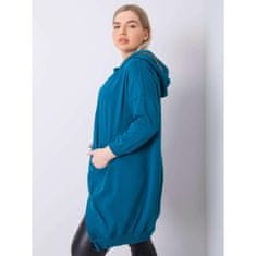 RELEVANCE Dámska plus size mikina FANTASY tmavomodrá RV-BL-6464.46P_363165 Univerzálne