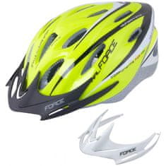 Force Prilba Hal - žltá fluo čierna - veľkosť L-XL (58-63 cm)