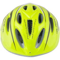 Force Prilba Hal - žltá fluo čierna - veľkosť S-M (54-58 cm)