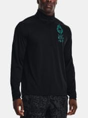 Under Armour Tričko UA Destroy All Miles 1/2 Zip-BLK XXL