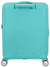 American Tourister Cestovný kufor na štyroch kolieskach Soundbox SPINNER 55/20 EXP TSA Poolside Blue
