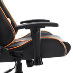 Petromila vidaXL Herná stolička čierno-oranžová umelá koža