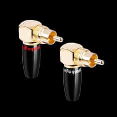 AudioQuest Konektor RCA-90° set/2ks RCA-90