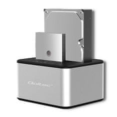 Qoltec Drive Docking Station 2x HDD/SSD | 2,5"/3,5" SATA | USB 3.0 | Klonovanie