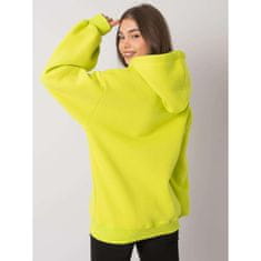 RUE PARIS Dámska mikina Carris RUE PARIS Fluo green RV-BL-7006.18_378752 L-XL