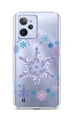 TopQ Kryt Realme C31 silikón Snowflake 74363