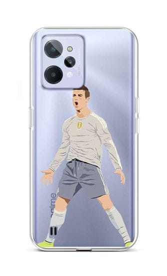 TopQ Kryt Realme C31 silikón Futbalista 74413