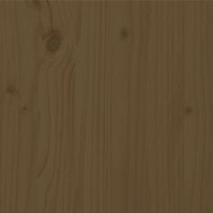 Vidaxl Posteľný rám medovo-hnedý borovicový masív 120x200 cm