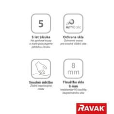 Ravak Walk In Free-160 v.200 Transparent GW9FS0C00Z1 - Ravak
