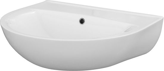 CERSANIT President, závesné umývadlo bez otvoru na batériu 60x48 cm, biela, K08-009