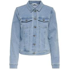 ONLY Dámska džínsová bunda ONLWONDER LIFE 15243147 Light Blue Denim (Veľkosť XS)