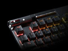 ASUS ROG Strix Flare II Animate tipkovnica, ROG NX Red, PBT, RGB, USB, US SLO, grafitna (90MP02E6-BKUA01)