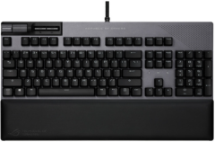 ASUS ROG Strix Flare II Animate tipkovnica, ROG NX Red, PBT, RGB, USB, US SLO, grafitna (90MP02E6-BKUA01)