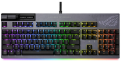 ASUS ROG Strix Flare II Animate tipkovnica, ROG NX Red, PBT, RGB, USB, US SLO, grafitna (90MP02E6-BKUA01)