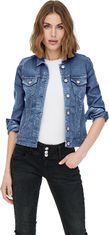 ONLY Dámska džínsová bunda ONLWONDER LIFE 15243147 Medium Blue Denim (Veľkosť XS)