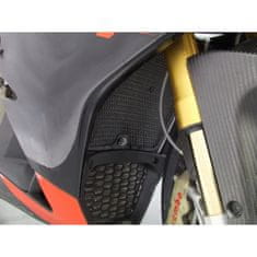 R&G racing ochranná mriežka chladiča, Aprilia RSV4, čierna