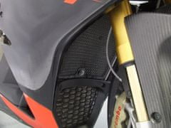 R&G racing ochranná mriežka chladiča, Aprilia RSV4, čierna