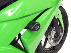 R&G racing aero padacie chrániče-Kawasaki Ninja 250R &#39;08-, čierne