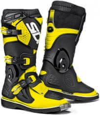 Sidi topánky FLAME detské fluo/black žlto-modro-biele 38