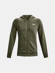 Under Armour Mikina UA Rival Cotton FZ Hoodie-GRN S