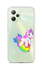 TopQ Kryt Realme C35 Flying Unicorn 74604