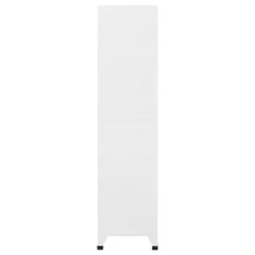 Vidaxl Oceľová šatňová skrinka so 6 priehradkami, 90x45x180 cm, šedá