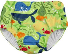 iPlay Green Sprouts Plienkové plavky, GREEN SEALIFE, 3-6M