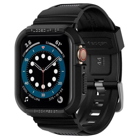 Spigen Ochranný kryt Rugged Armor Pro pre Apple Watch 7 (45mm)/6/SE/5/4 (44mm) 062CS25324, čierny