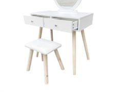 Aga Toaletný stolík s taburetom MRDT06