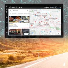 Farrot Multimediálny prehrávač do auta, AUTORÁDIO 2 din 7palcové Android 13.0, GPS navigáciou, WIFI, USB, Bluetooth, + zadná kamera a DVR ADAS
