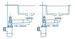 Deante DEANTE TEMISTO CDTD6U6S Konštrukcia s umývadlom a zásuvkou 660X500mm - Deante