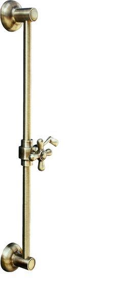 Slezák - RAV CZ sprchová tyč MORAVA 60 cm, priemer. 18 mm – kov – stará mosadz MD0553SM - Slezák-RAV