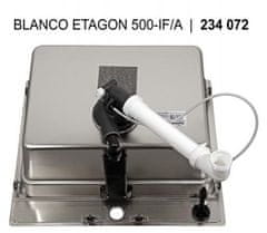 BLANCO ETAGON 500-IF/A 521748 jednodrez bez odkvapu hodvábny lesk drez vstavaný/do roviny - Blanco
