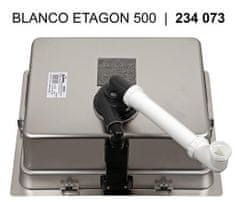 BLANCO ETAGON 500-IF 521840 jednodrez bez odkvapu hodvábny lesk drez vstavaný/do roviny - Blanco