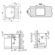 Teka TEKA Universal Nerezový drez 1B CN (EA56440T) 40109616 - Teka