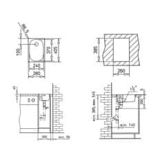 Teka TEKA Universal Nerezový drez E 280x405 (EM36440T) 10132001 - Teka