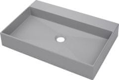Deante DEANTE CORREO CQR_SU6S Umývadlo na dosku, granit šedá - Deante